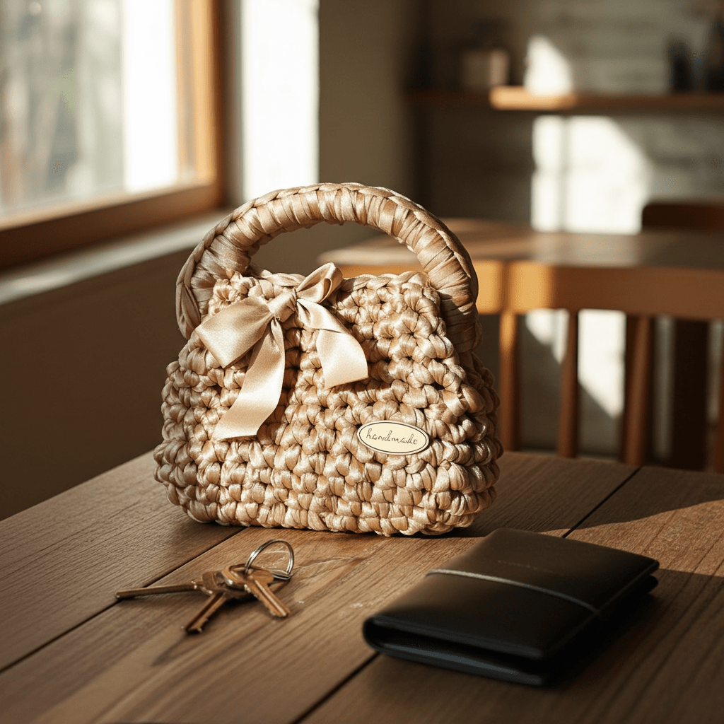 Beige Recycled Cotton Bag