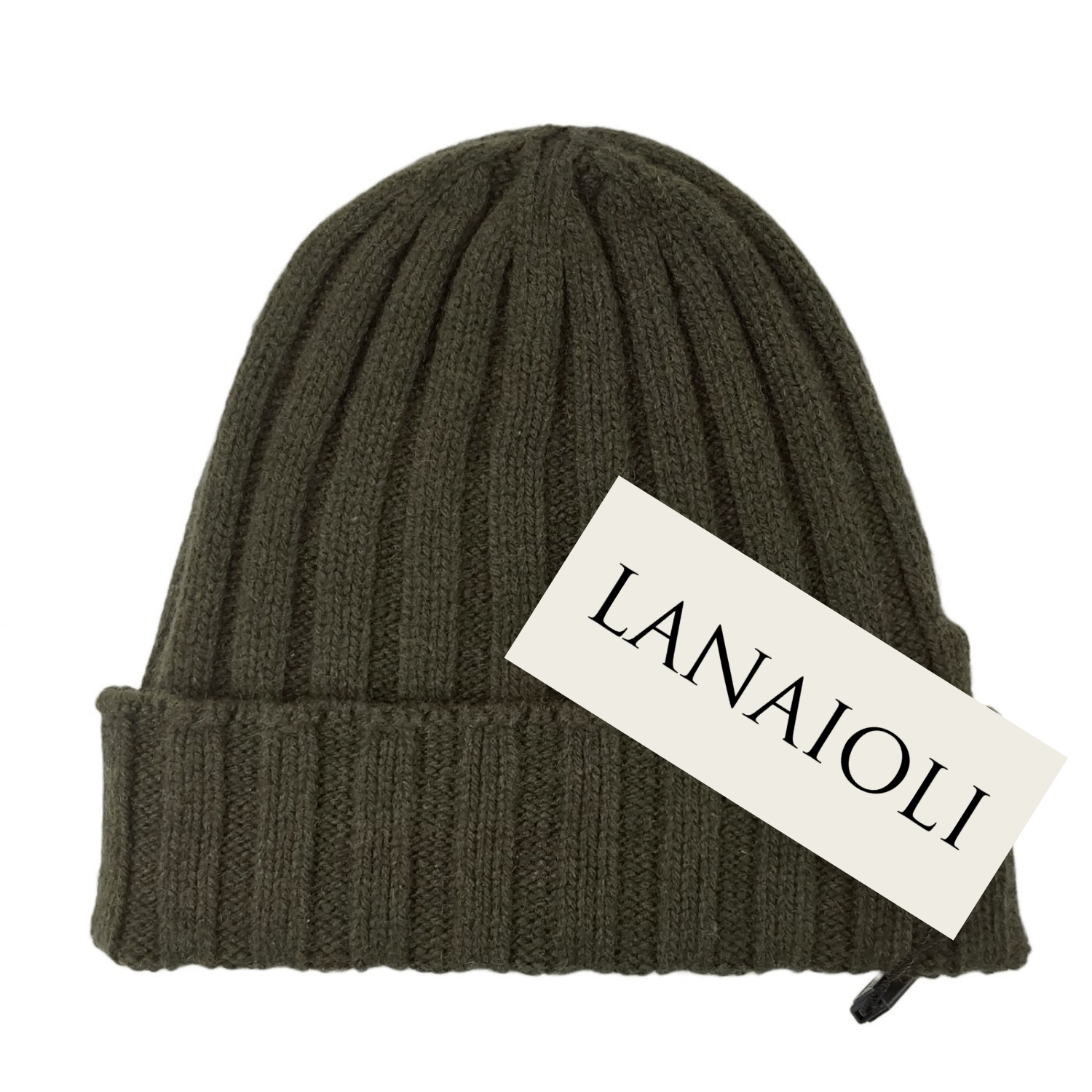 Men's Ribbed Regenerated Cashmere Beanie