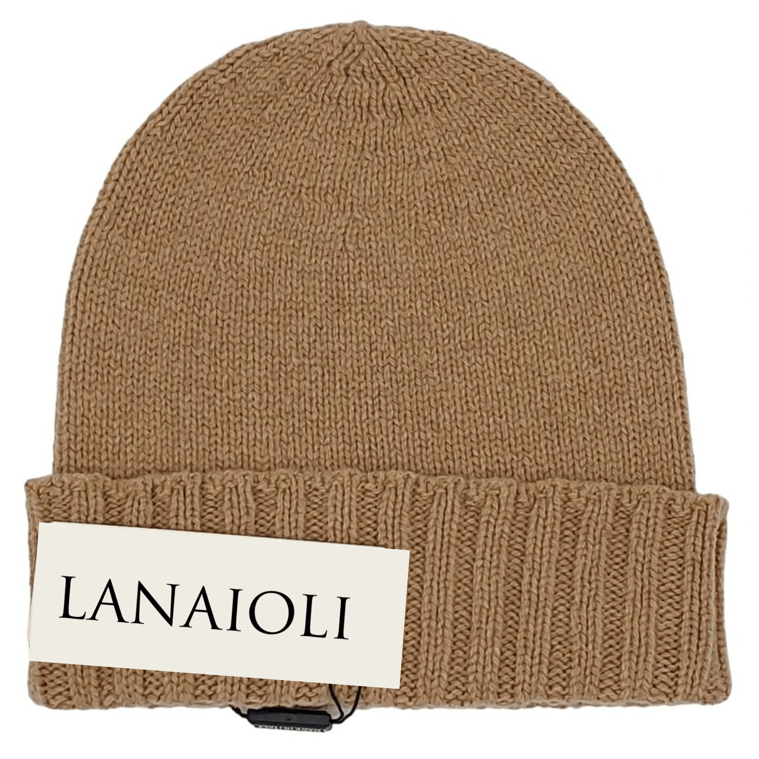 Men's Ribbed Brim Recycled Cashmere Beanie