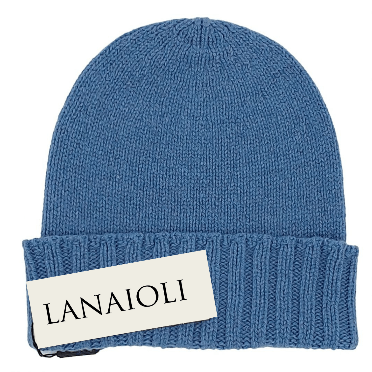 Men's Ribbed Brim Recycled Cashmere Beanie