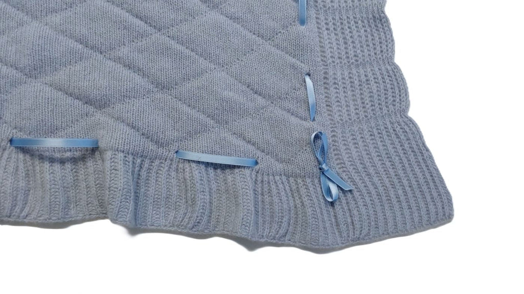 Child Cradle Blanket Recycled Cashmere
