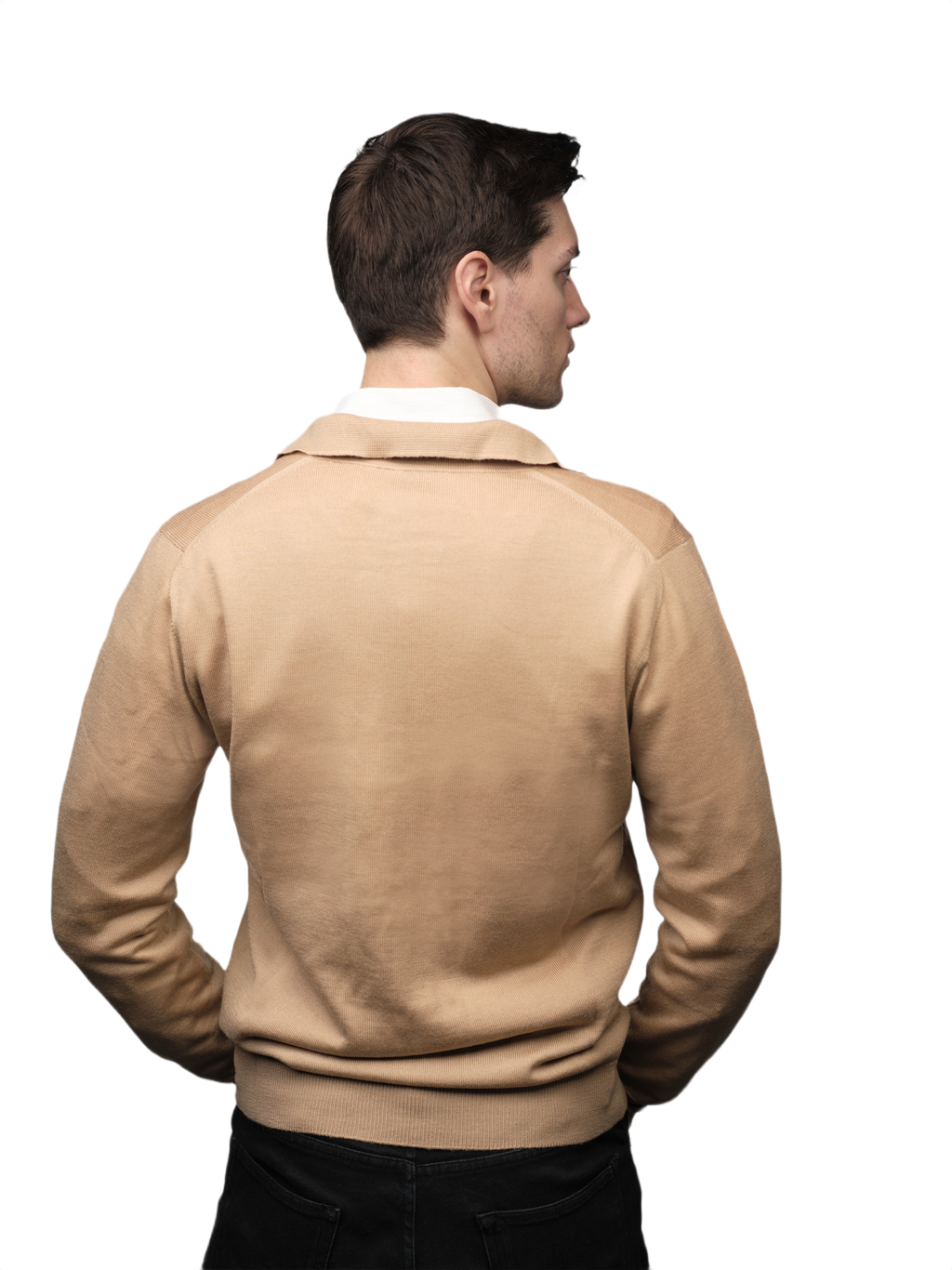 Men's Cashmere Blend, Silk, Extrafine Merino Wool Zip-Up Jacket