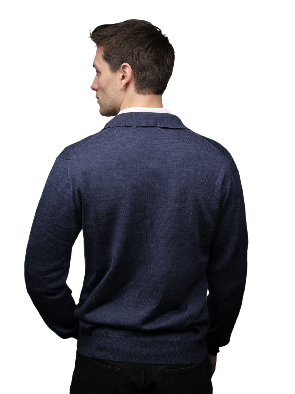 Men's Cashmere Blend, Silk, Extrafine Merino Wool Zip-Up Jacket