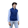 Men's Sleeveless Pure Cashmere Zip Jacket Shooting