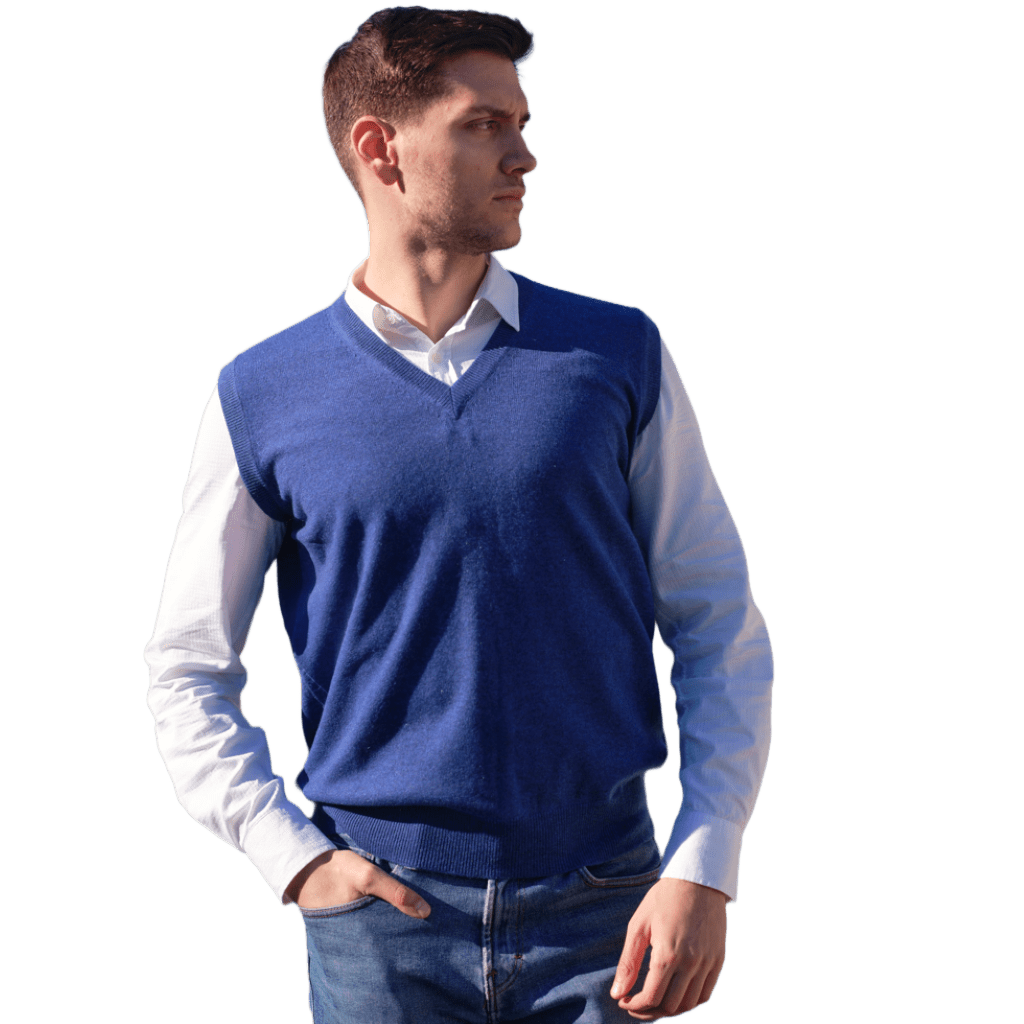 Men's Pure Cashmere V-neck Cardigan