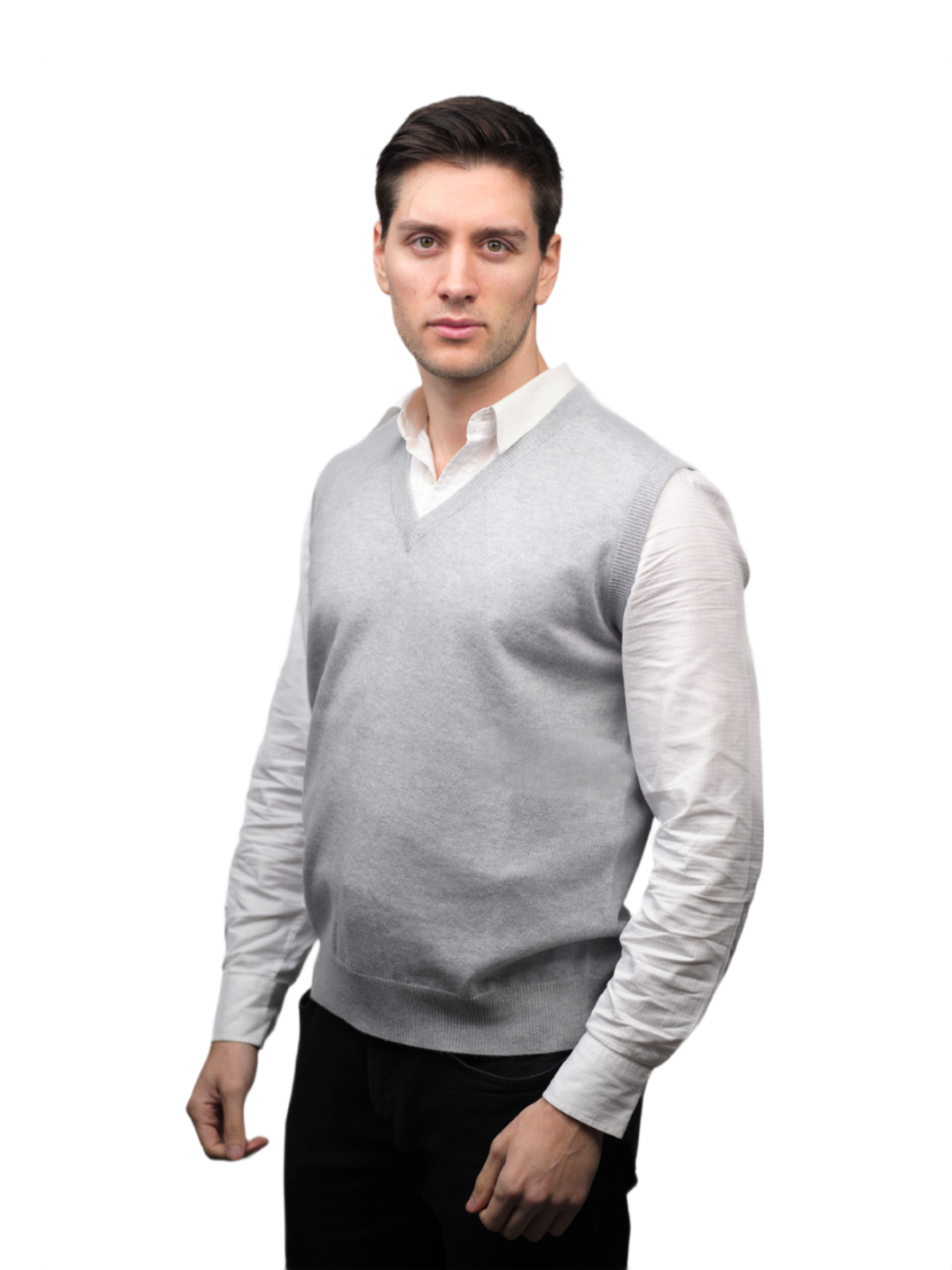 Men's Pure Cashmere V-neck Cardigan