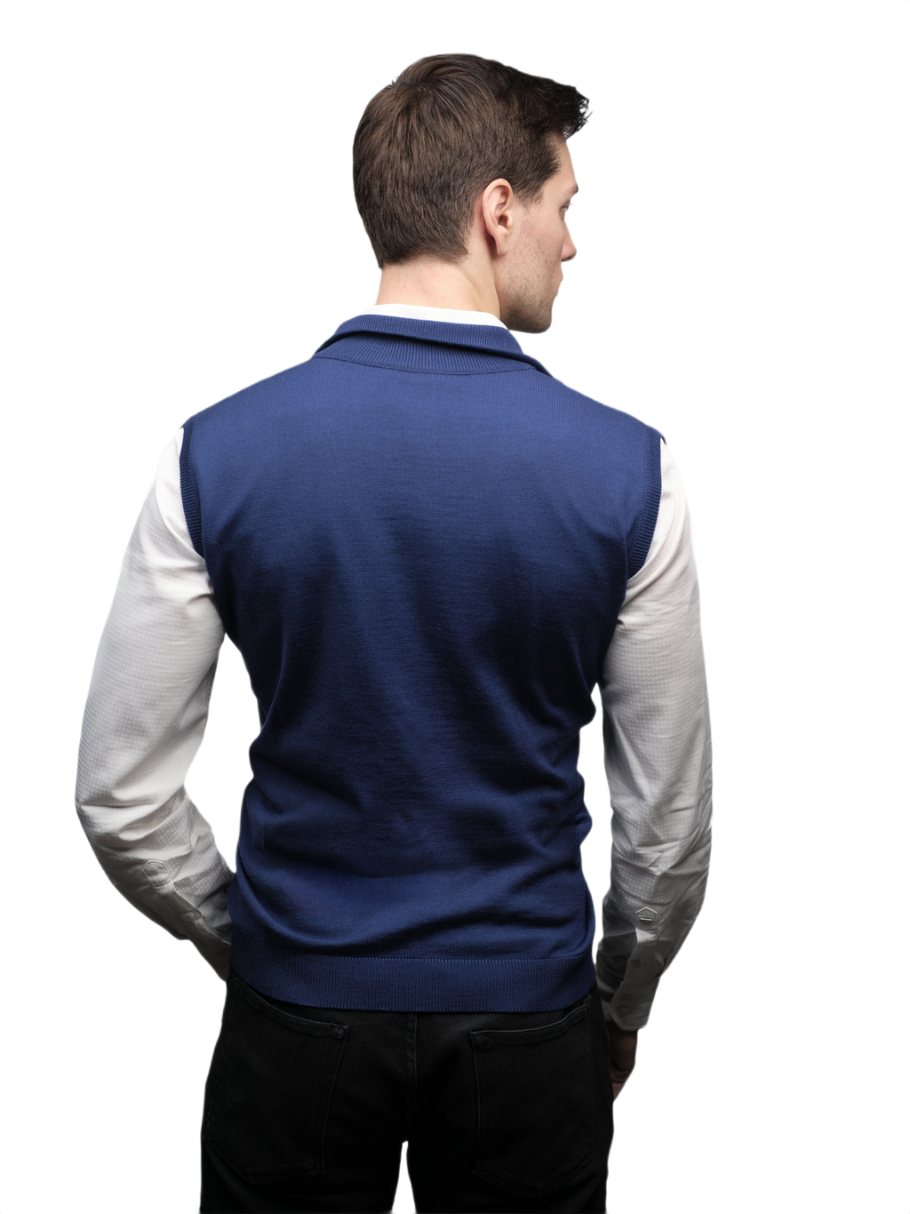 Men's Merino Wool Zip Vest