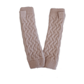 Kids' Regenerated Cashmere Braided Mitten Gloves