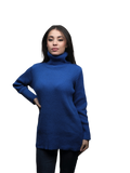 Women's High Neck Merino Wool Short Supply Chain Top