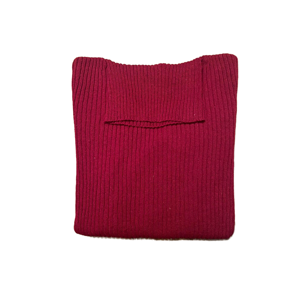 Women's High Neck Merino Wool Short Supply Chain Top