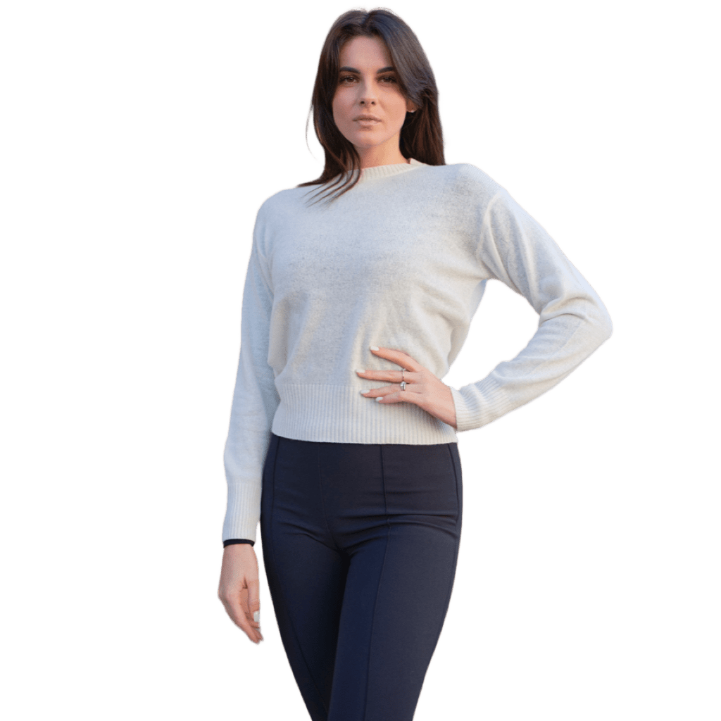 Women's Crew Neck Pure Cashmere Jumper