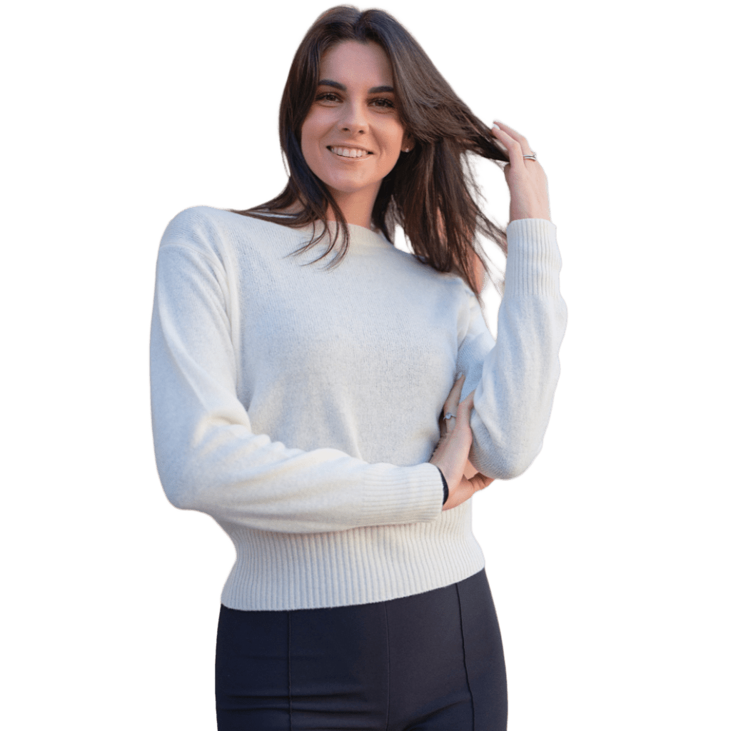 Women's Crew Neck Pure Cashmere Jumper