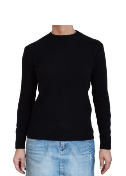 Women's Crew Neck Jumper in Recycled Cashmere