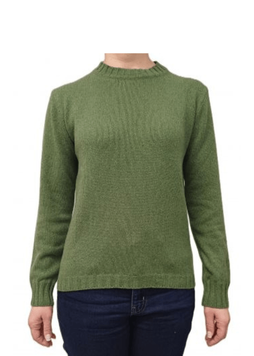 Women's Crew Neck Jumper in Recycled Cashmere