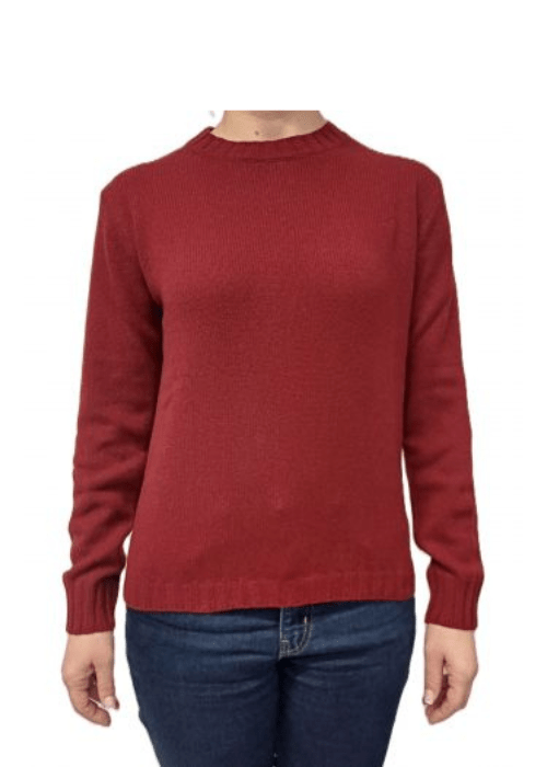 Women's Crew Neck Jumper in Recycled Cashmere