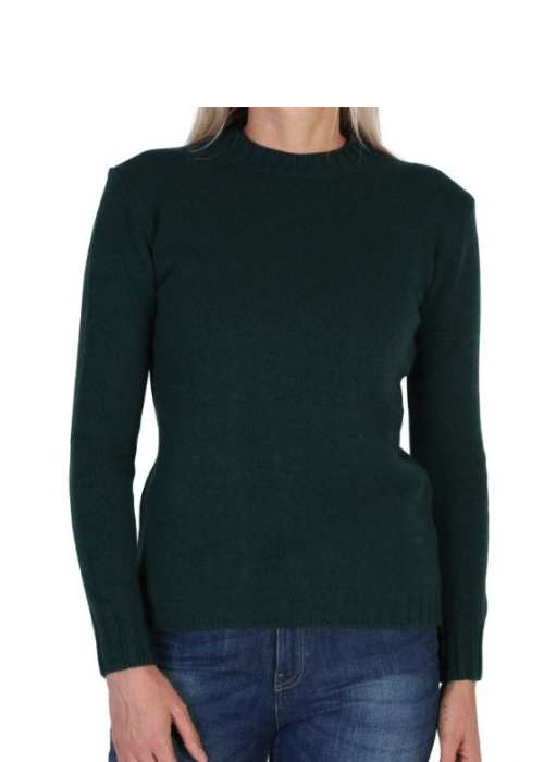 Women's Crew Neck Jumper in Recycled Cashmere