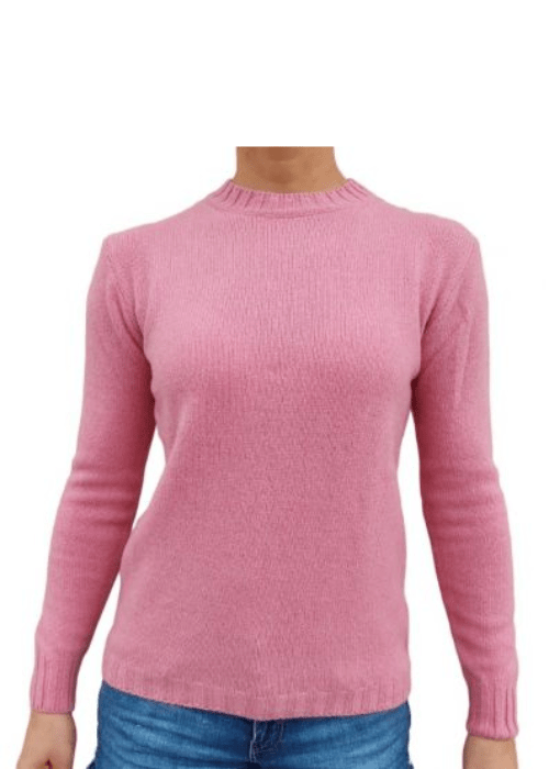 Women's Crew Neck Jumper in Recycled Cashmere