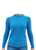 Women's Crew Neck Jumper in Recycled Cashmere