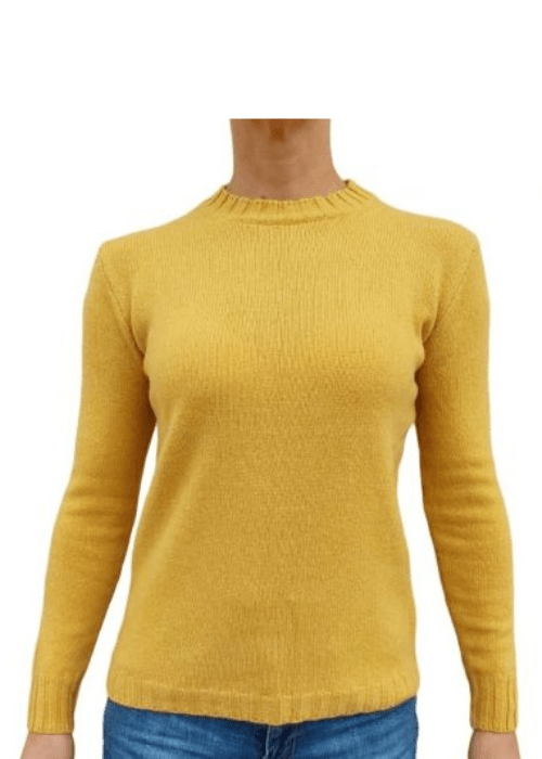 Women's Crew Neck Jumper in Recycled Cashmere