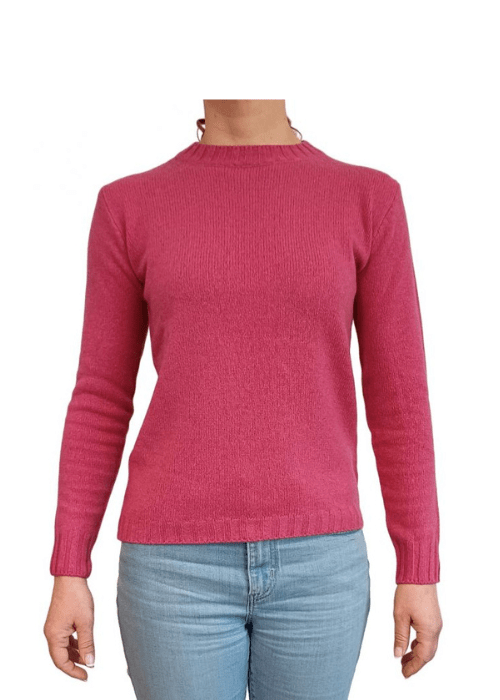 Women's Crew Neck Jumper in Recycled Cashmere