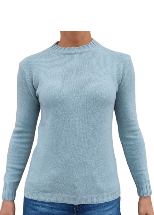 Women's Crew Neck Jumper in Recycled Cashmere