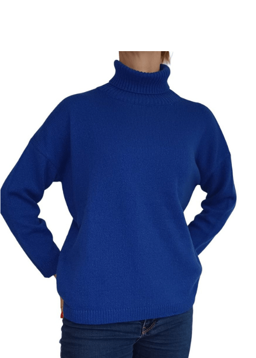 Women's High Neck Regenerated Cashmere Jumper
