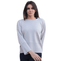 Women's Merino Extrafine Wool Oversized Crew Neck Sweater