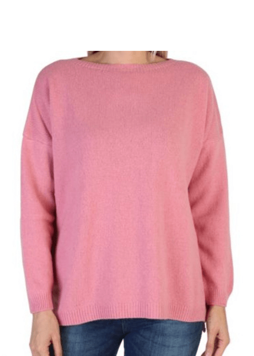 Women's Oversized Boat Neck Recycled Cashmere Sweater