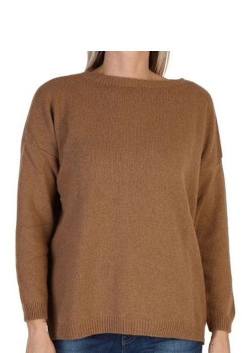 Women's Oversized Boat Neck Recycled Cashmere Sweater