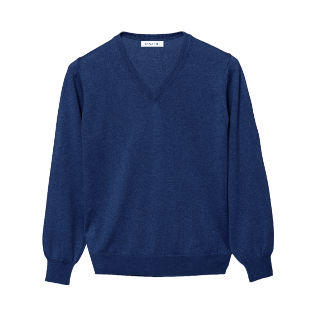 Men's 100% Pure Cashmere V-Neck Sweater