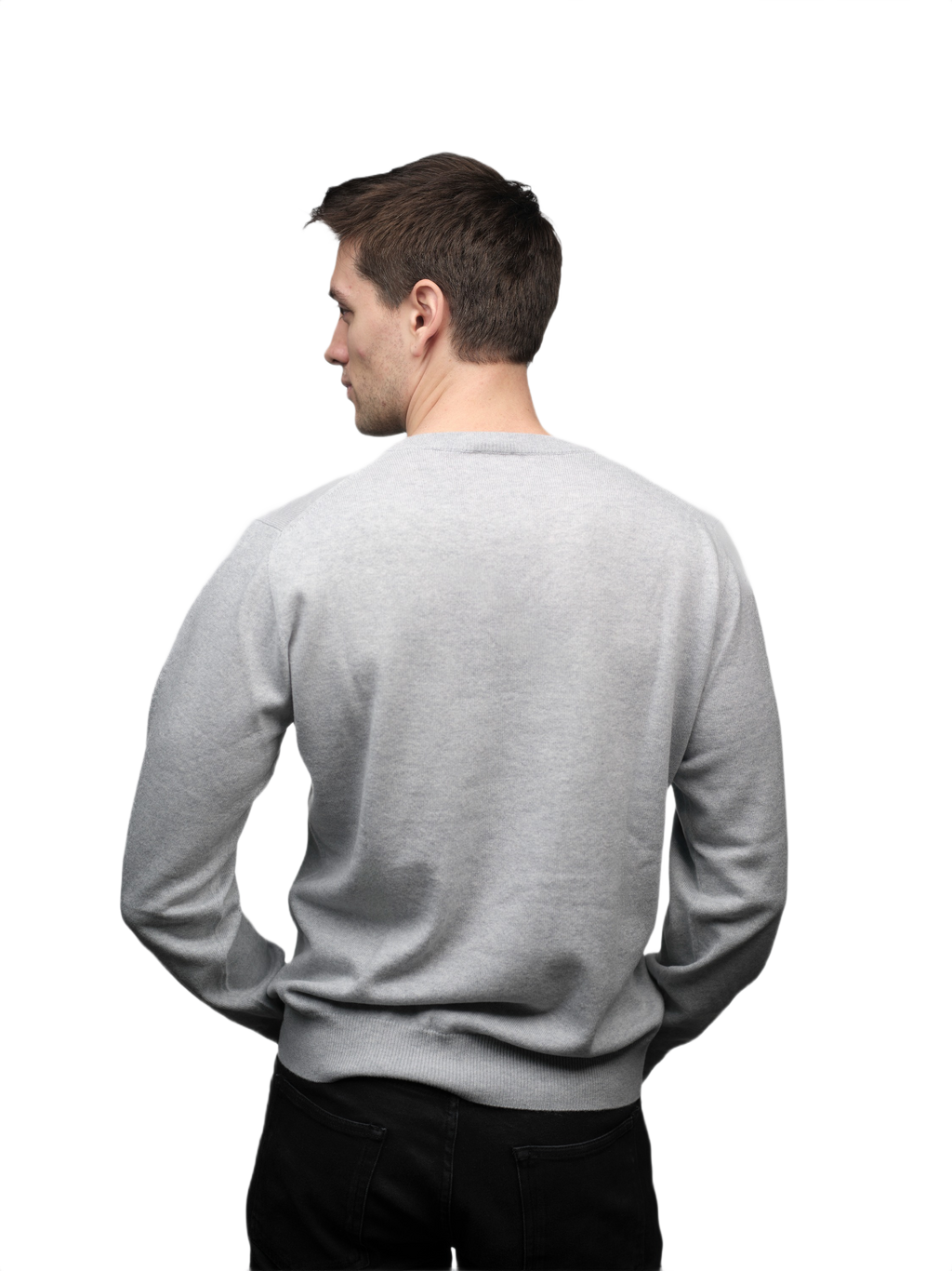 Men's 100% Pure Cashmere V-Neck Sweater