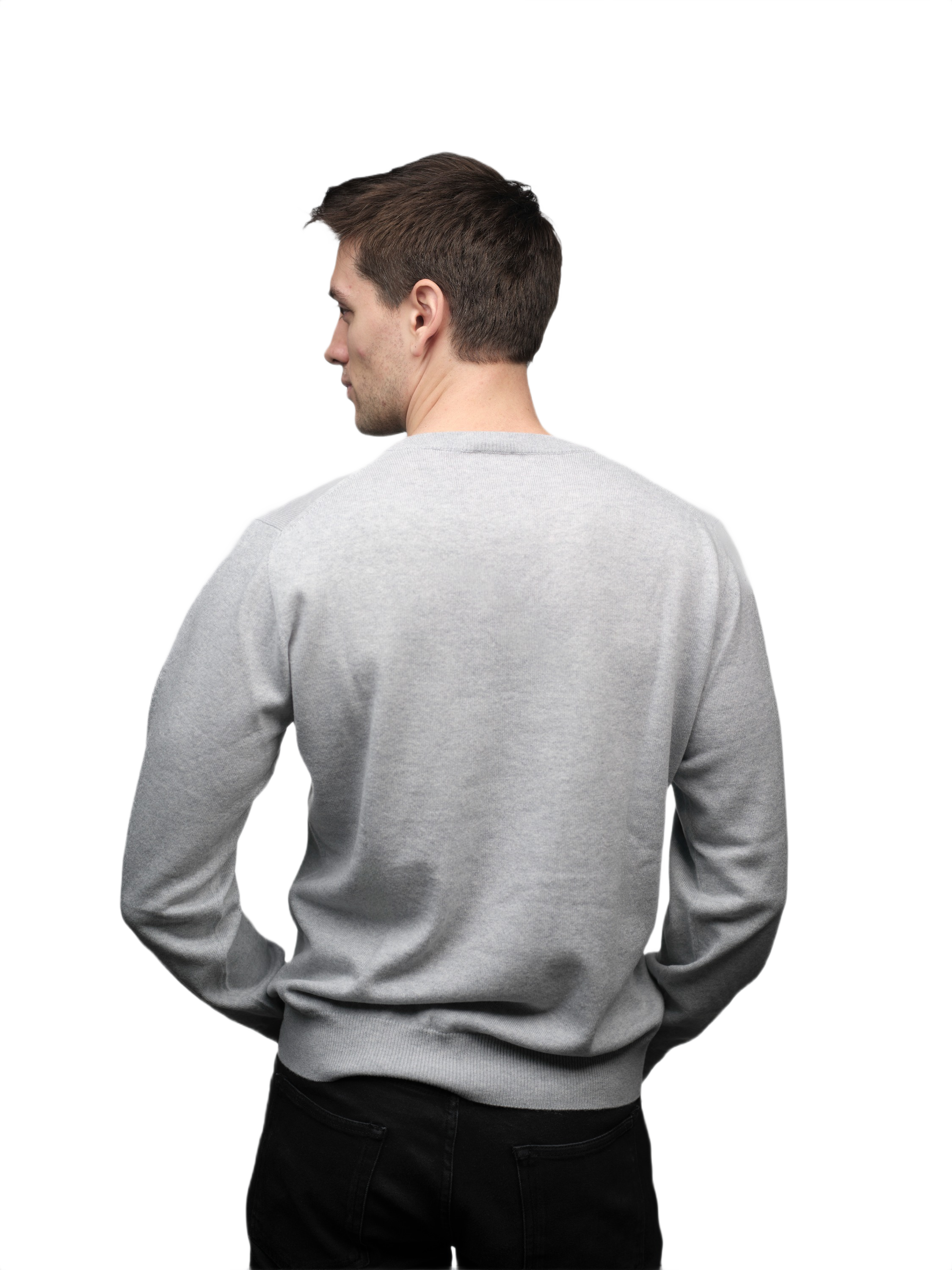 Men's 100% Pure Cashmere V-Neck Sweater