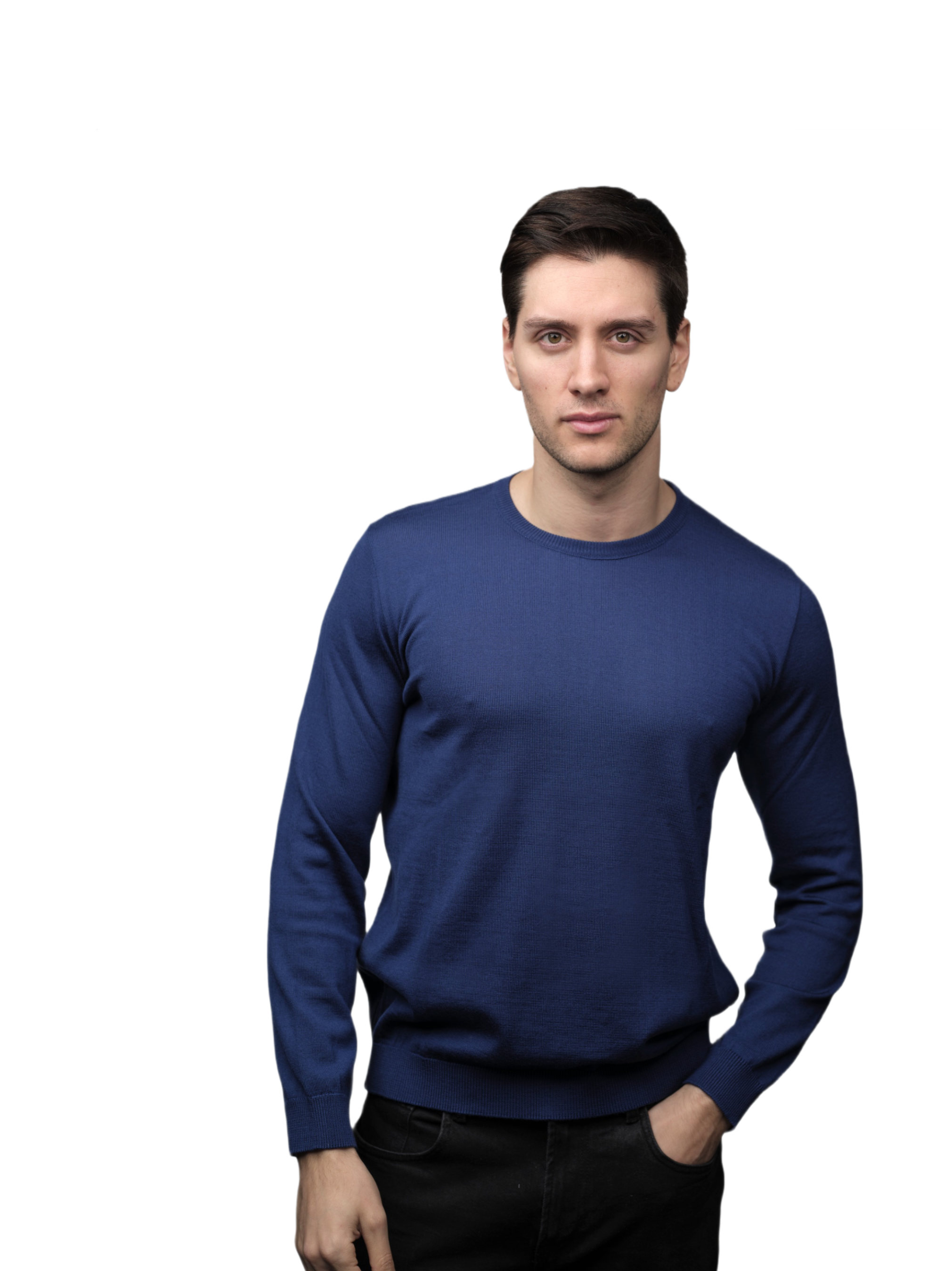 Men's Merino Wool Crew Neck Jumper