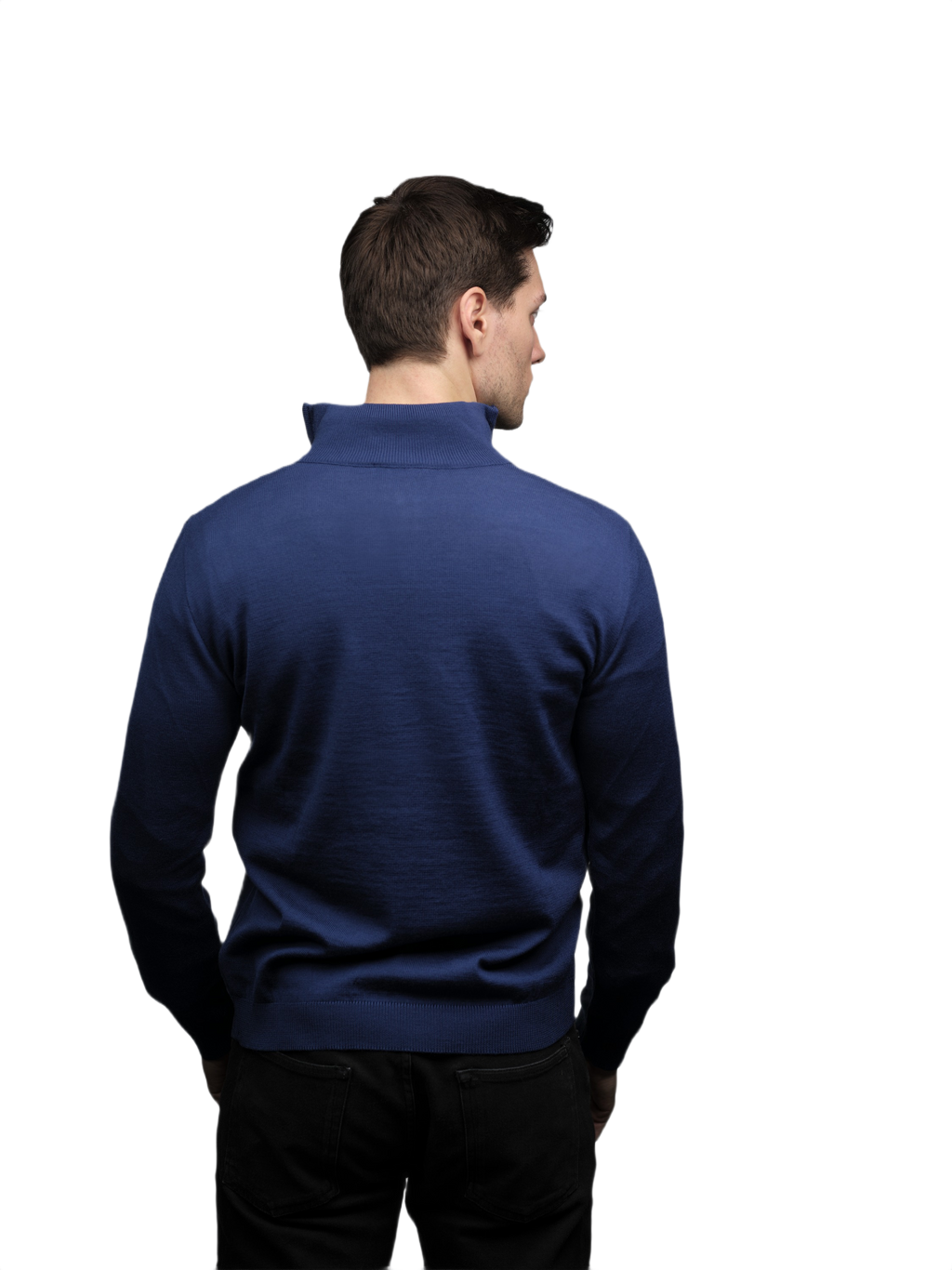 Men's Merino Wool Half-Zip Sweater