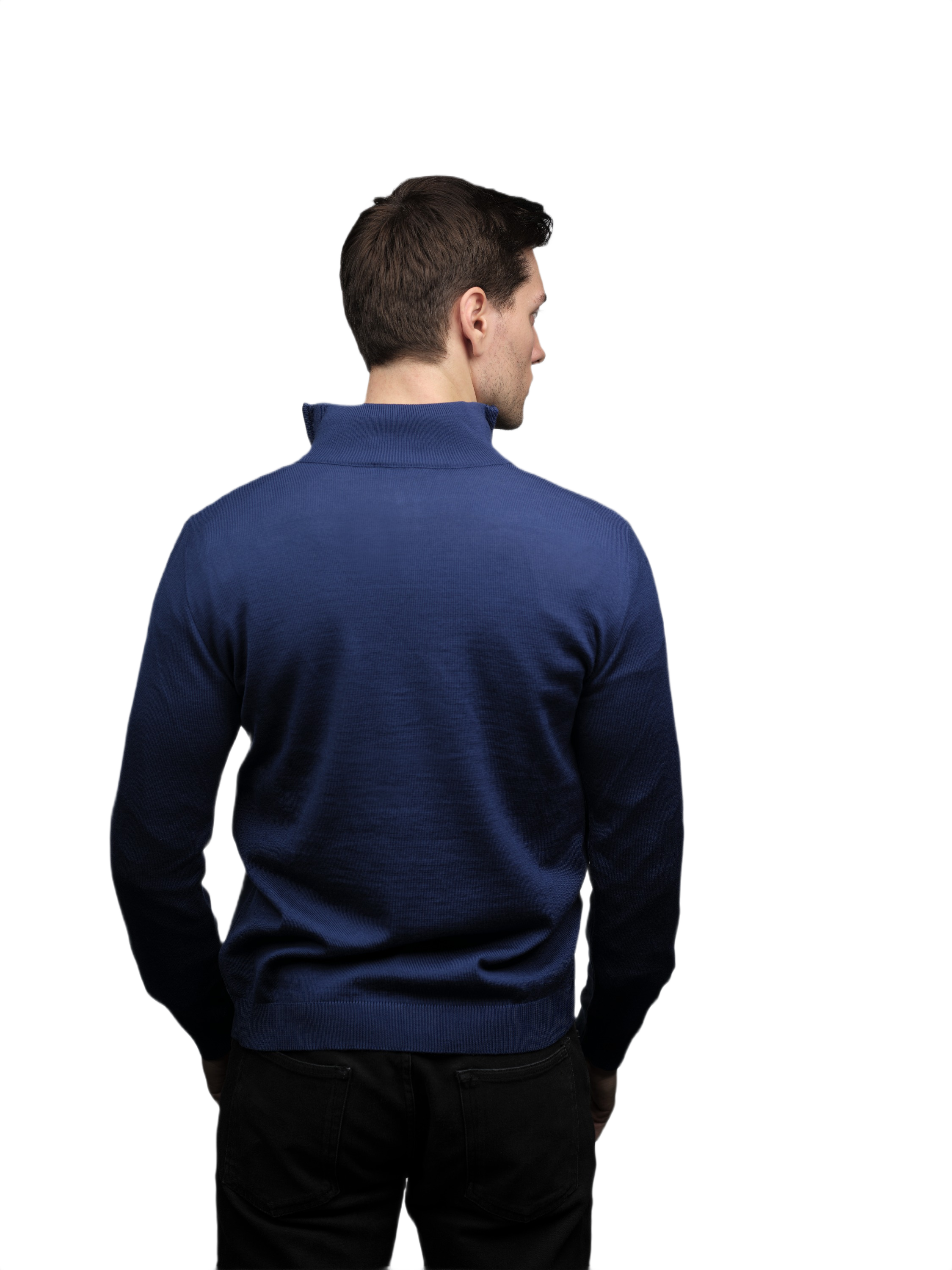Men's Merino Wool Half-Zip Sweater