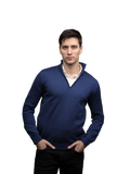 Men's Merino Wool Half-Zip Sweater