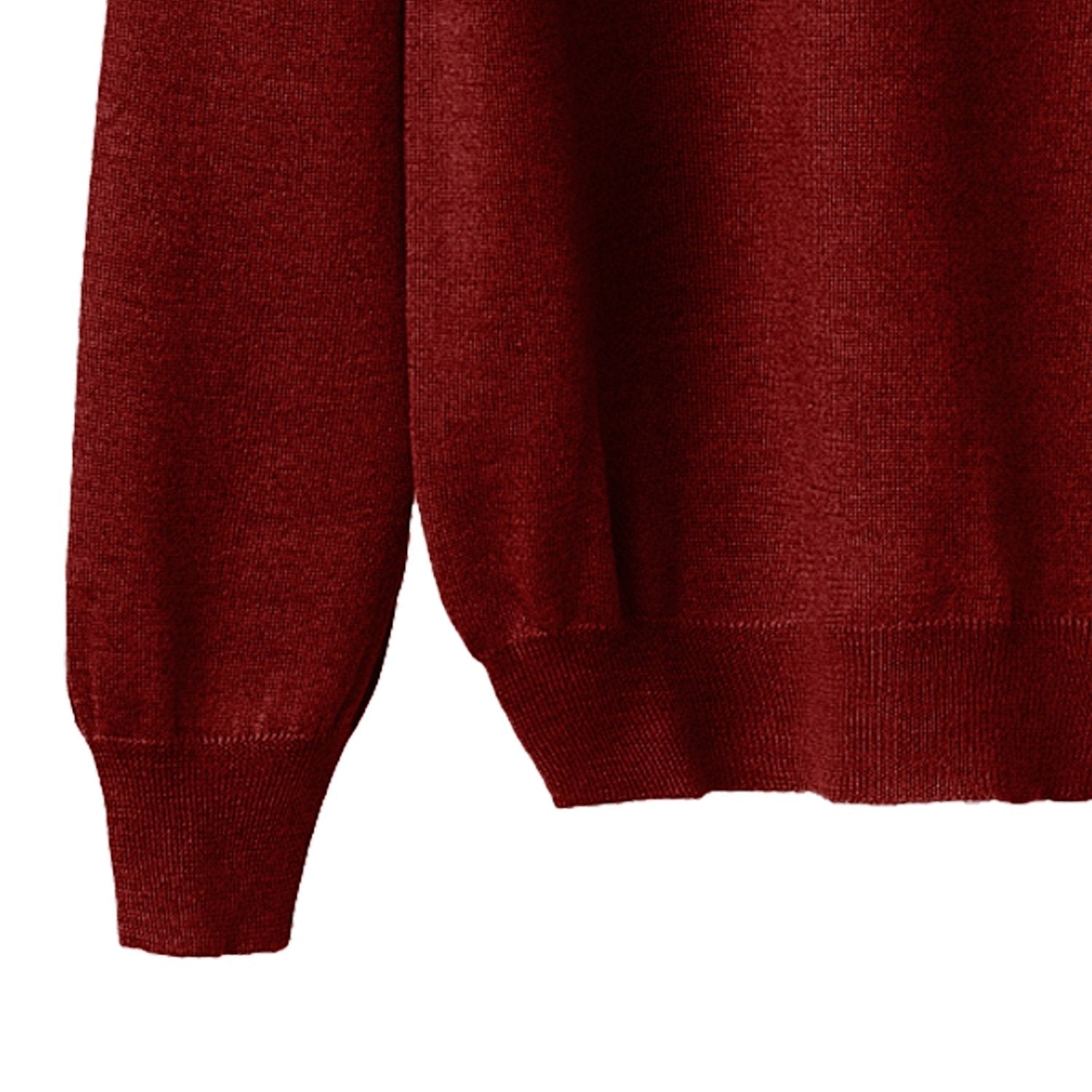 Men's Crew Neck Sweater in Cashmere, Silk, and Extrafine Merino Wool Blend