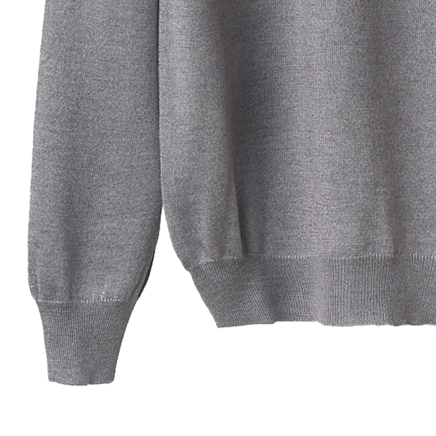 Men's Crew Neck Sweater in Cashmere, Silk, and Extrafine Merino Wool Blend