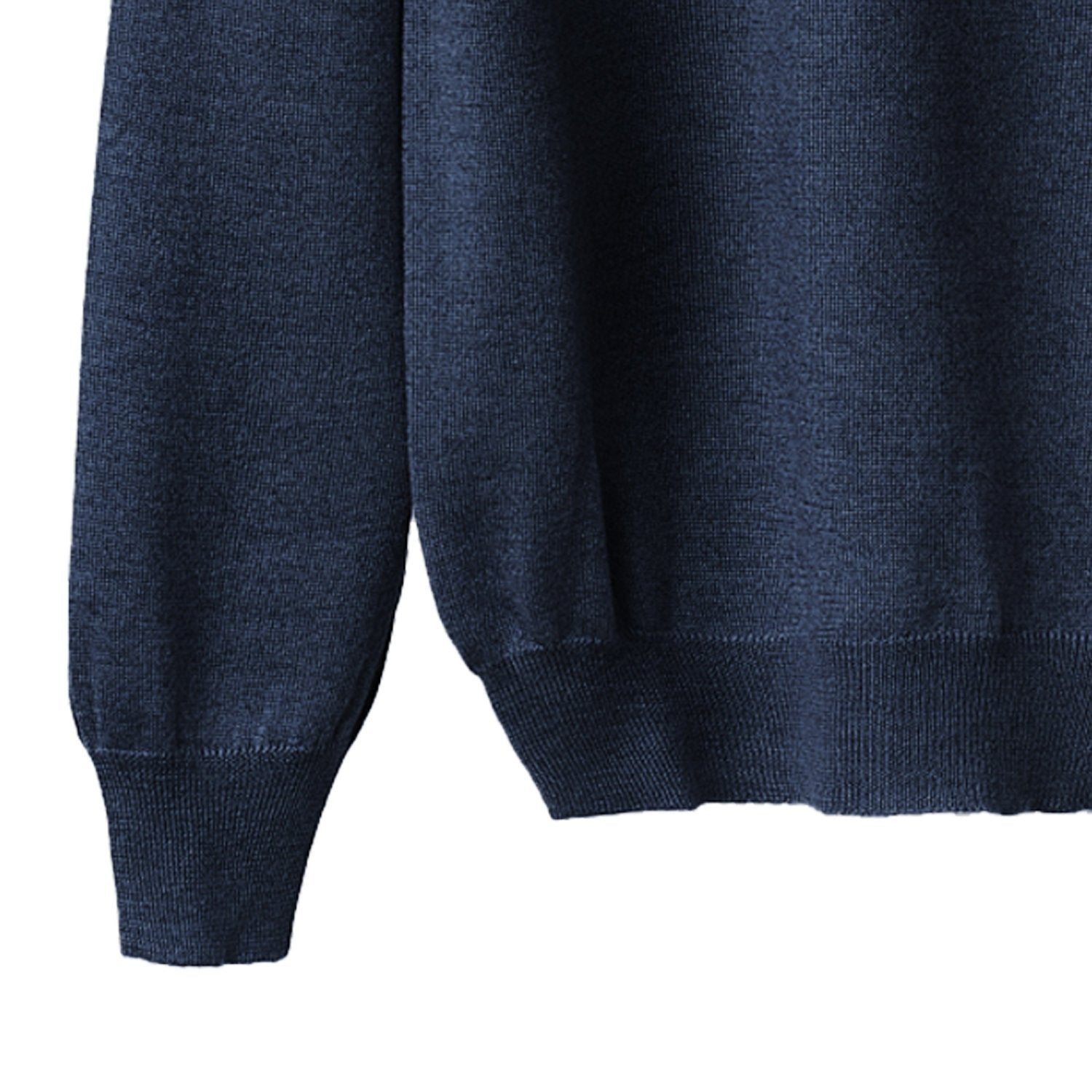 Men's Crew Neck Sweater in Cashmere, Silk, and Extrafine Merino Wool Blend