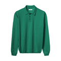 Men's Long-Sleeved Cotton Shooting Polo