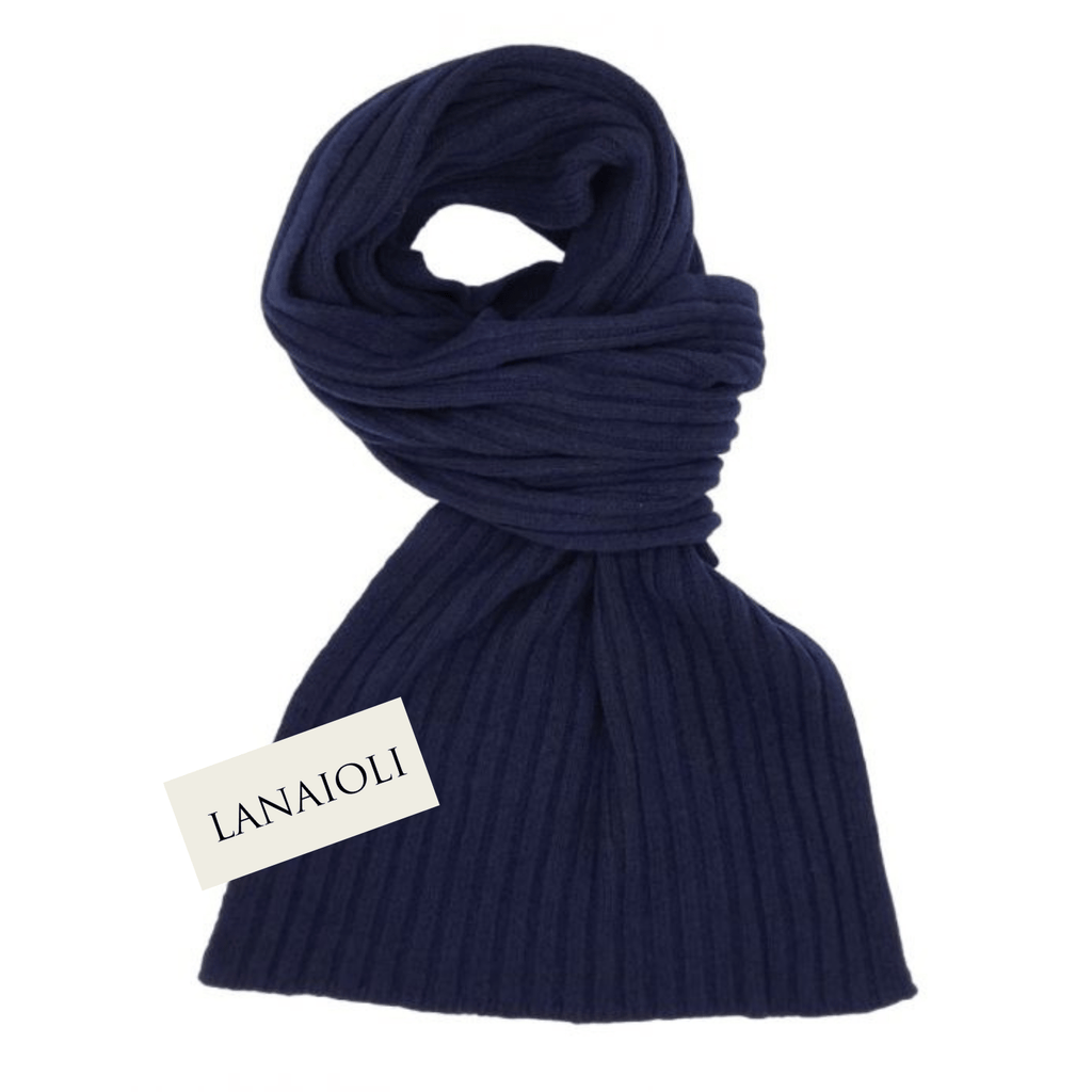 Women's Ribbed Regenerated Cashmere Scarf