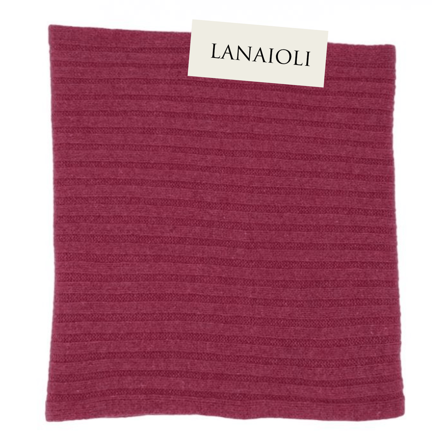 Women's Ribbed Regenerated Cashmere Scarf