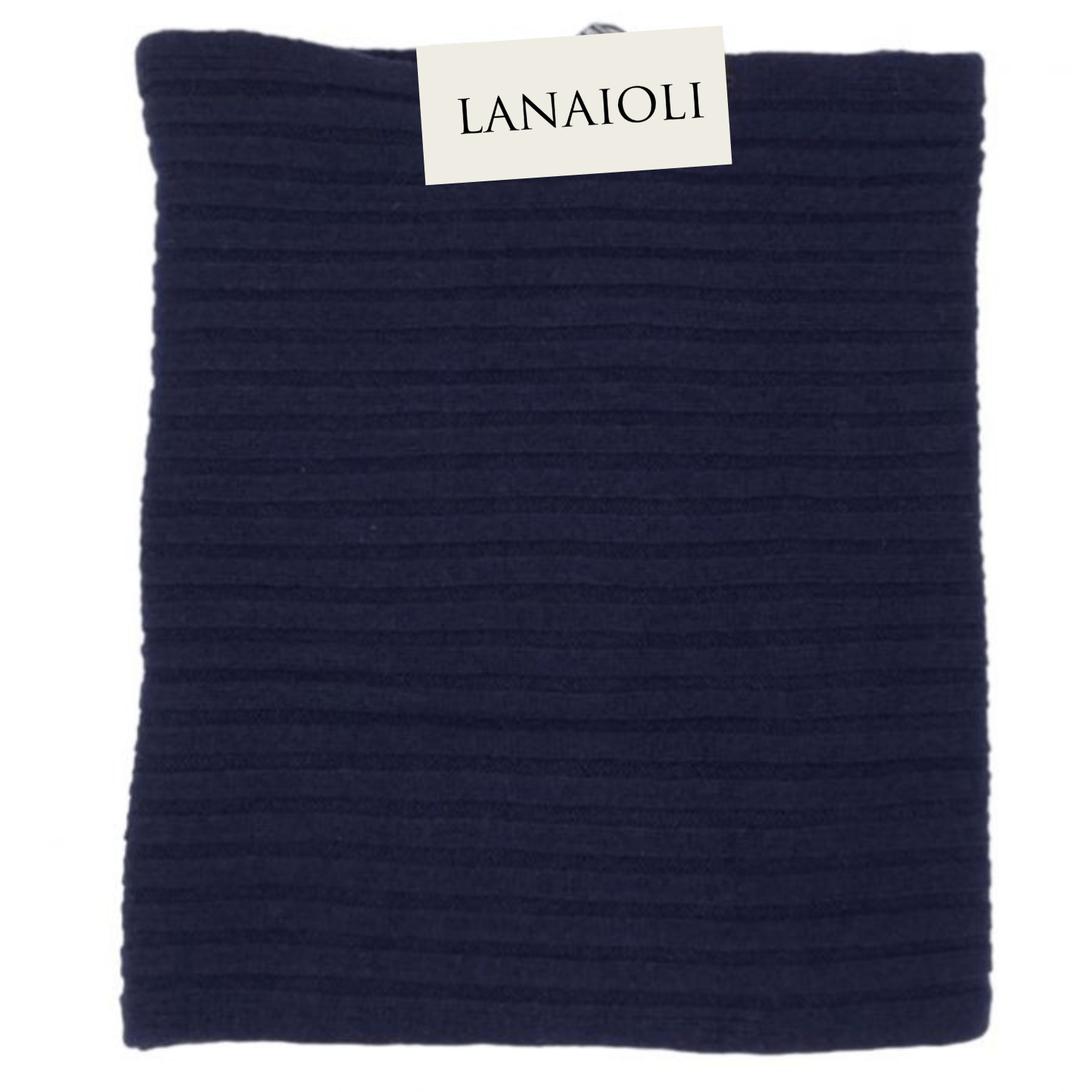 Men's Ribbed Recycled Cashmere Scarf