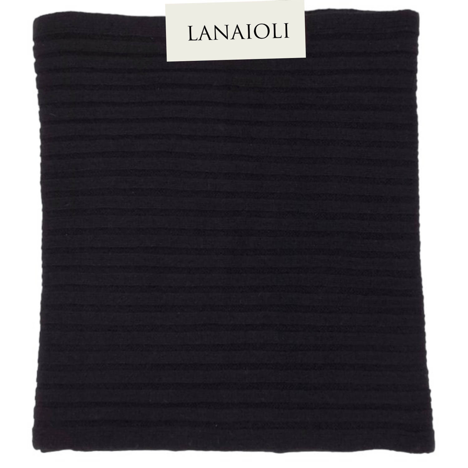 Men's Ribbed Recycled Cashmere Scarf