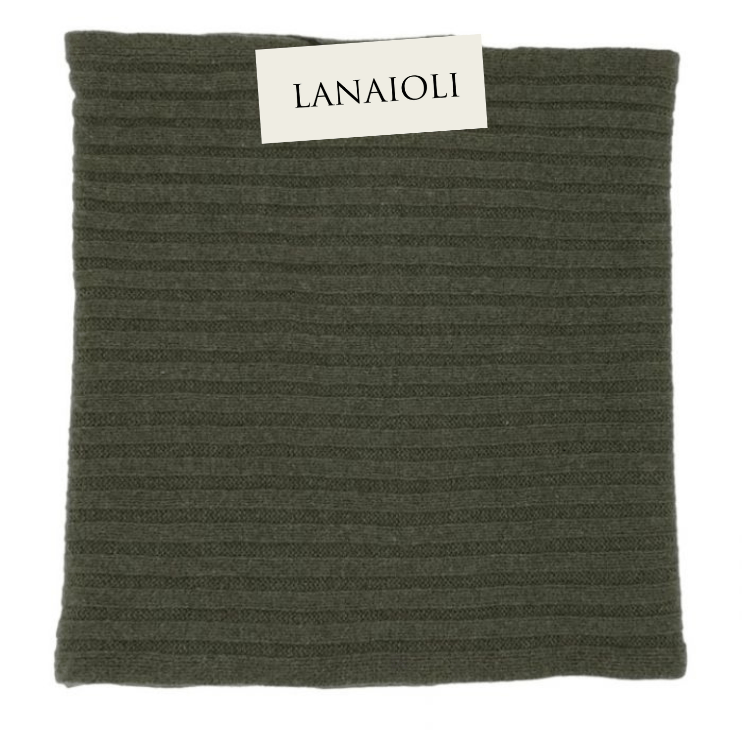 Men's Ribbed Recycled Cashmere Scarf