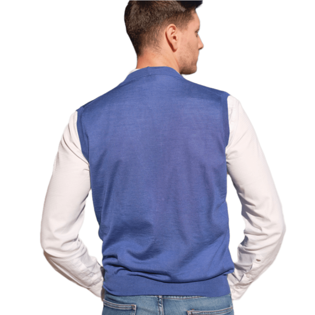 Men's Cashmere and Silk Blend Vest