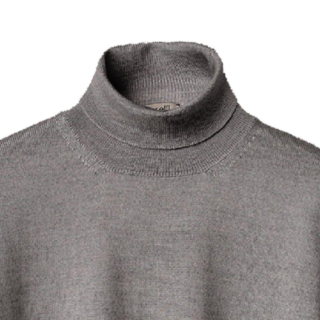 Men's Cashmere, Silk and Merino Wool Turtleneck